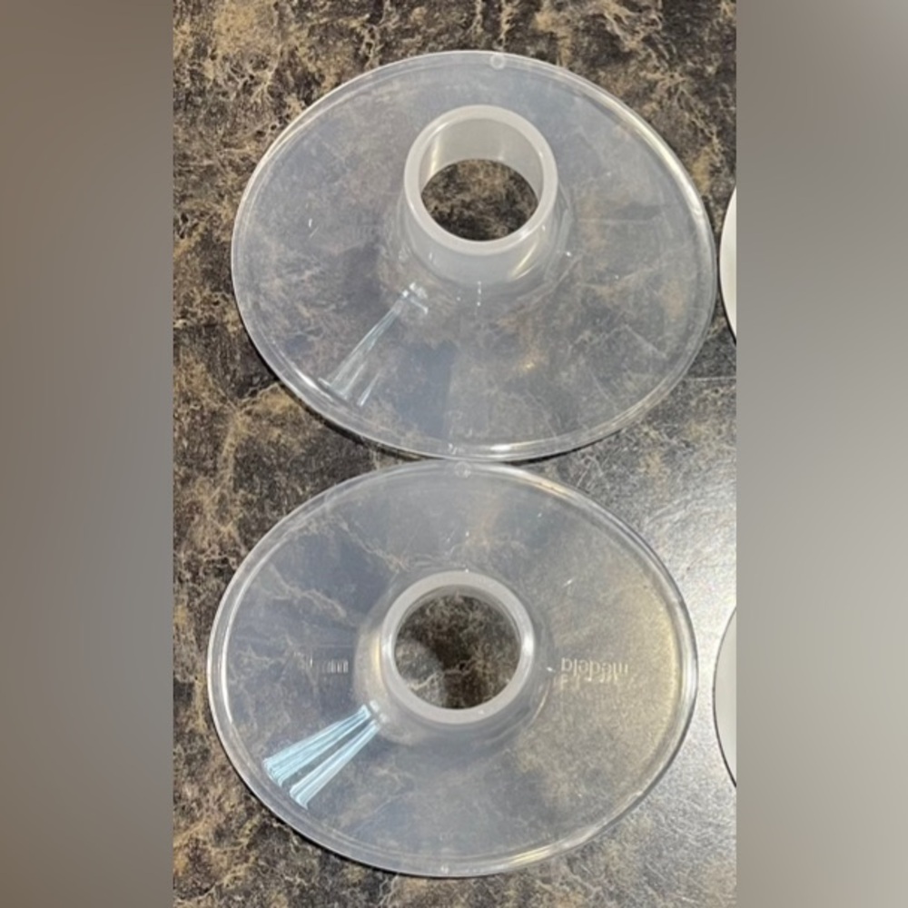 Set of 2 - 21mm Breast Pump Shield Flanges - Compatible with Medela Breast Pumps